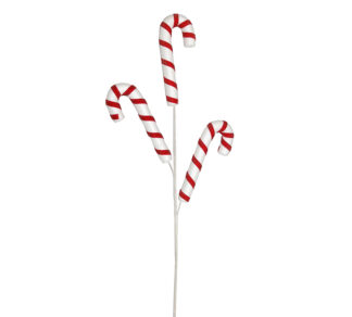 Candy cane spray White Red