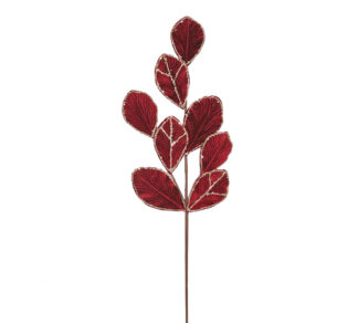 Magnolia leaf spray Burgundy